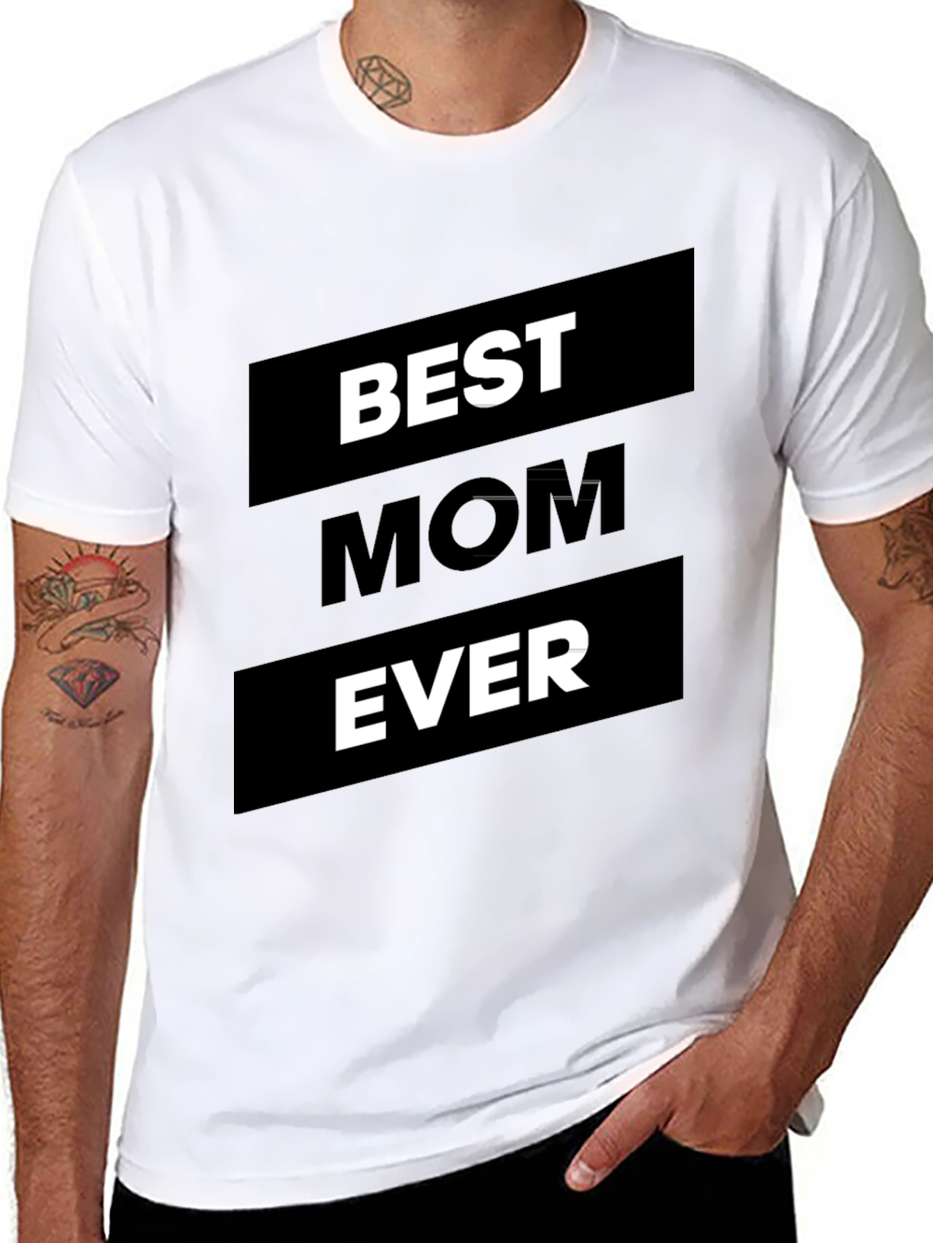 Best Mom Ever T-Shirt - Black Graphic Tee