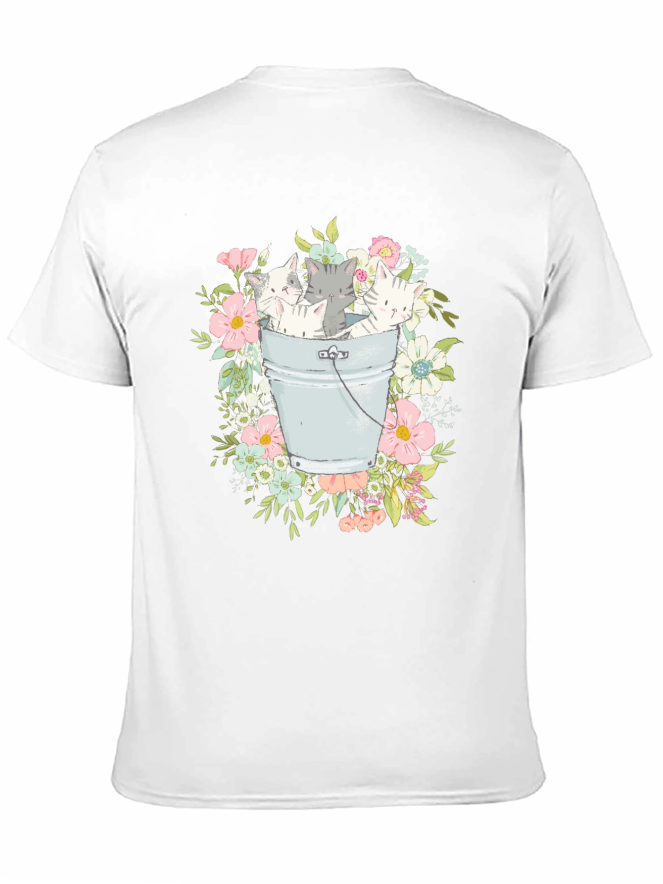 Kittens in a Bucket Graphic T-Shirt
