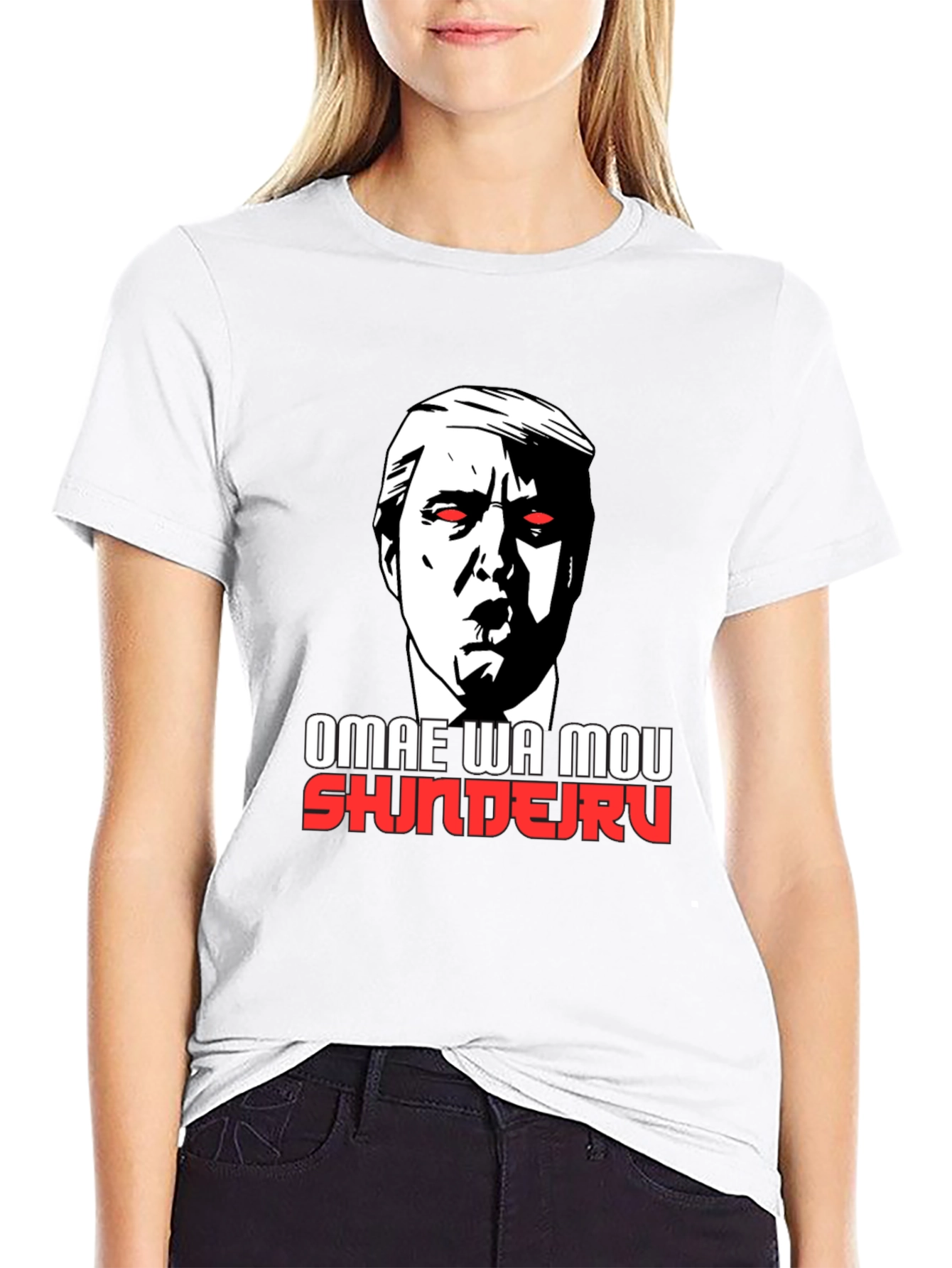Omae Wa Mou Shindeiru Trump Graphic T-Shirt