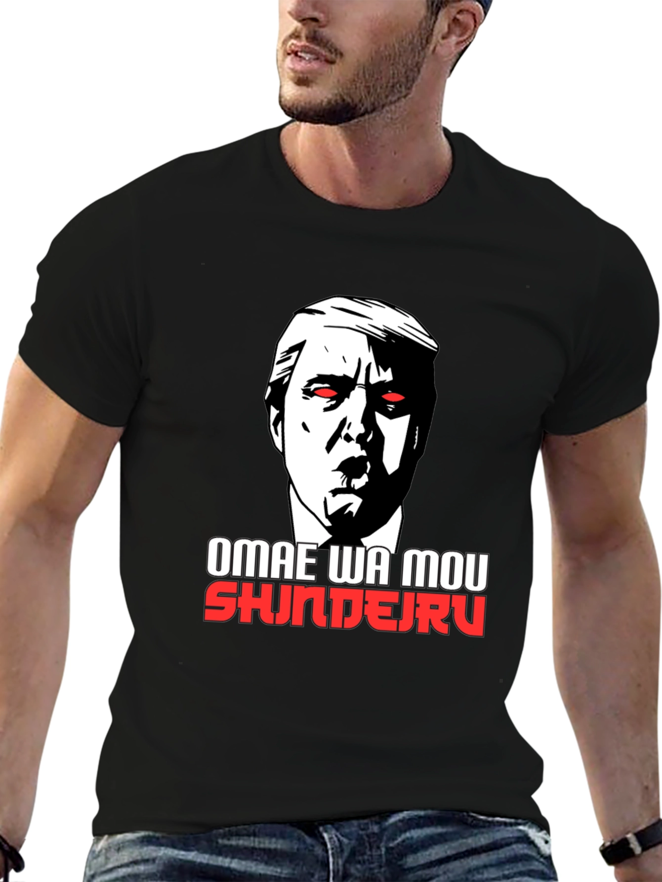 Omae Wa Mou Shindeiru Trump Graphic T-Shirt