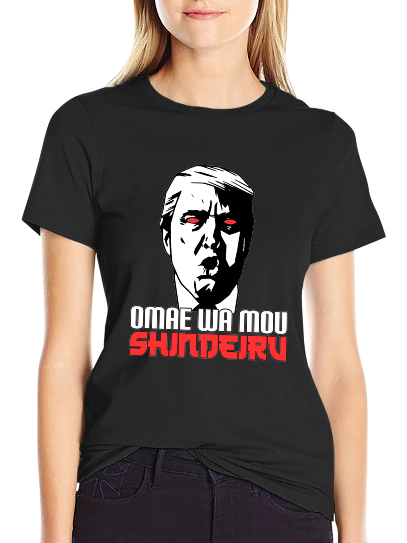 Omae Wa Mou Shindeiru Trump Graphic T-Shirt