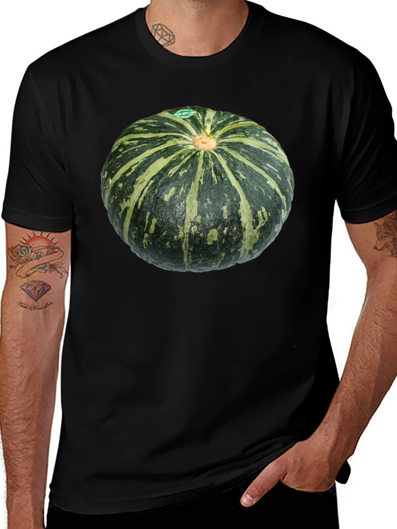 Kabocha Squash Graphic Tee - Unique Food Shirt