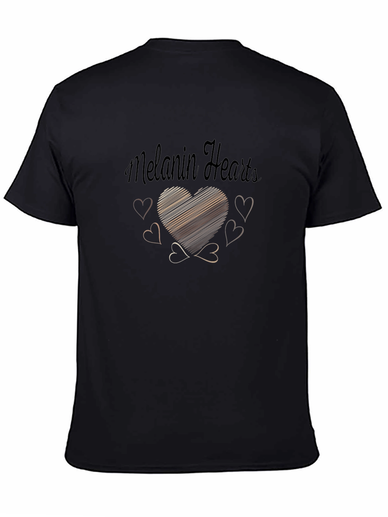 Melanin Hearts Graphic T-Shirt