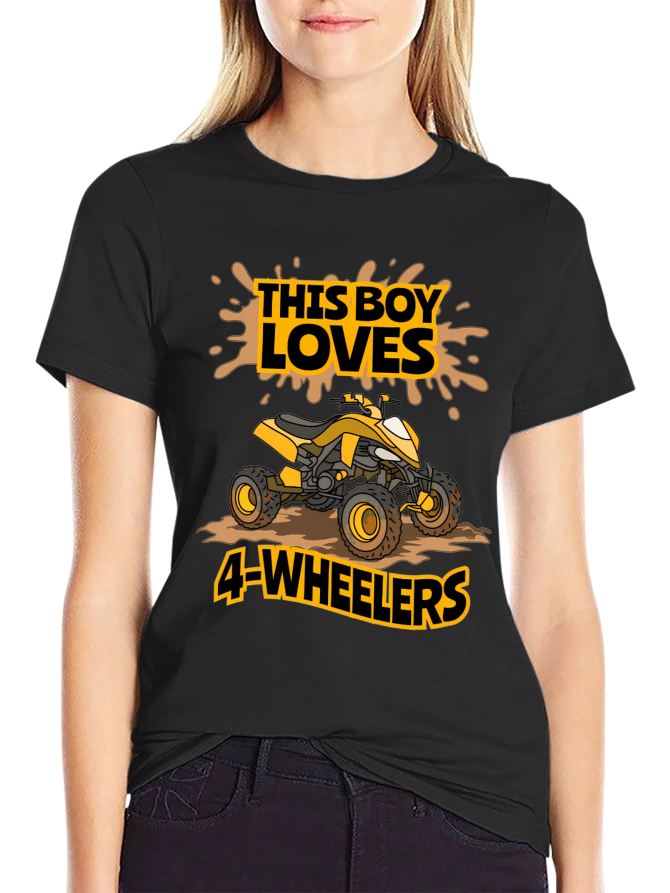 Boys 4-Wheeler ATV T-Shirt - Loves Four Wheelers!