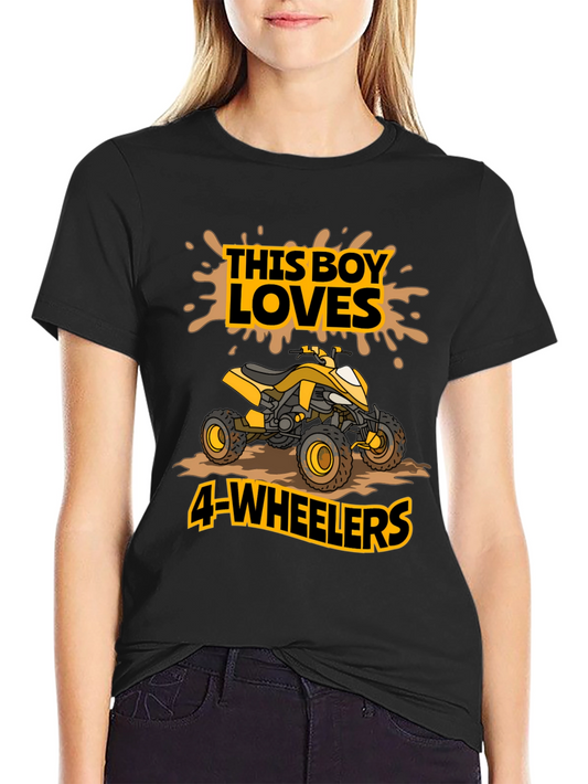 Boys 4-Wheeler ATV T-Shirt - Loves Four Wheelers!