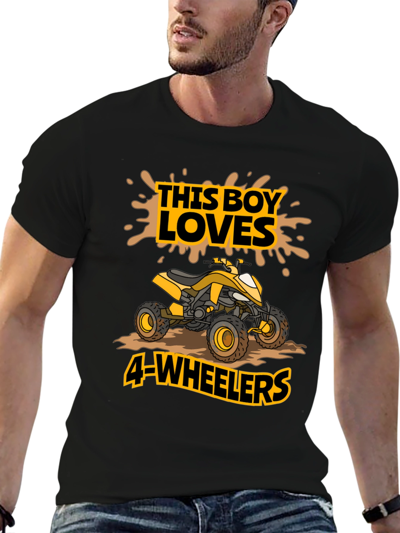 Boys 4-Wheeler ATV T-Shirt - Loves Four Wheelers!