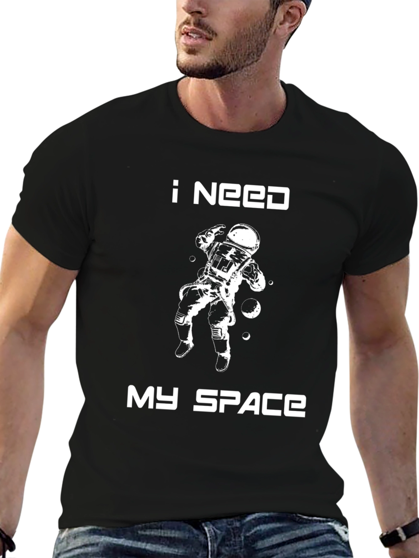I Need My Space T-Shirt - Astronaut Graphic Tee