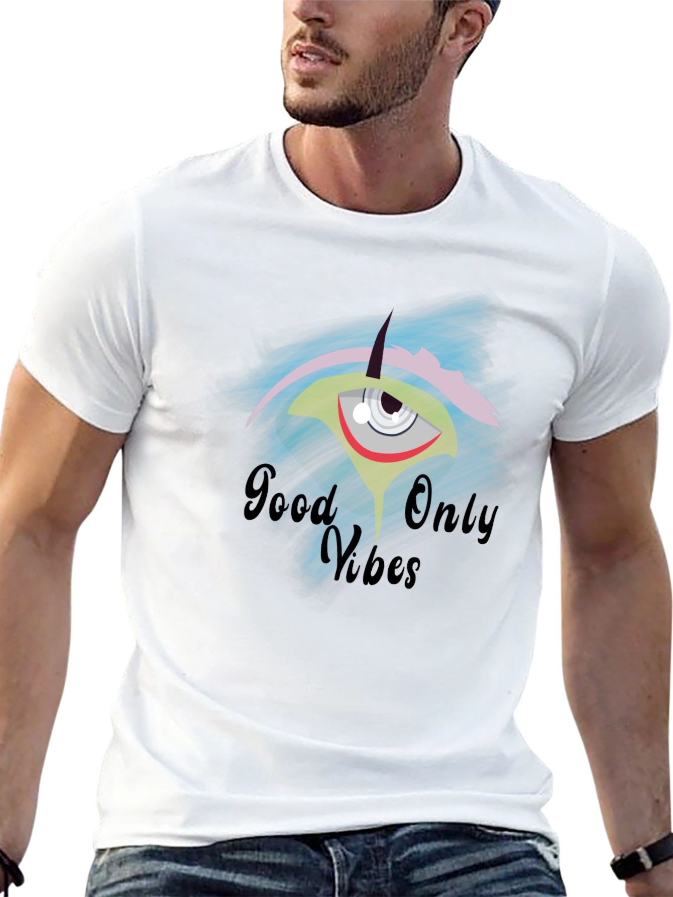 Good Only Vibes Graphic Tee - Stylish Comfort
