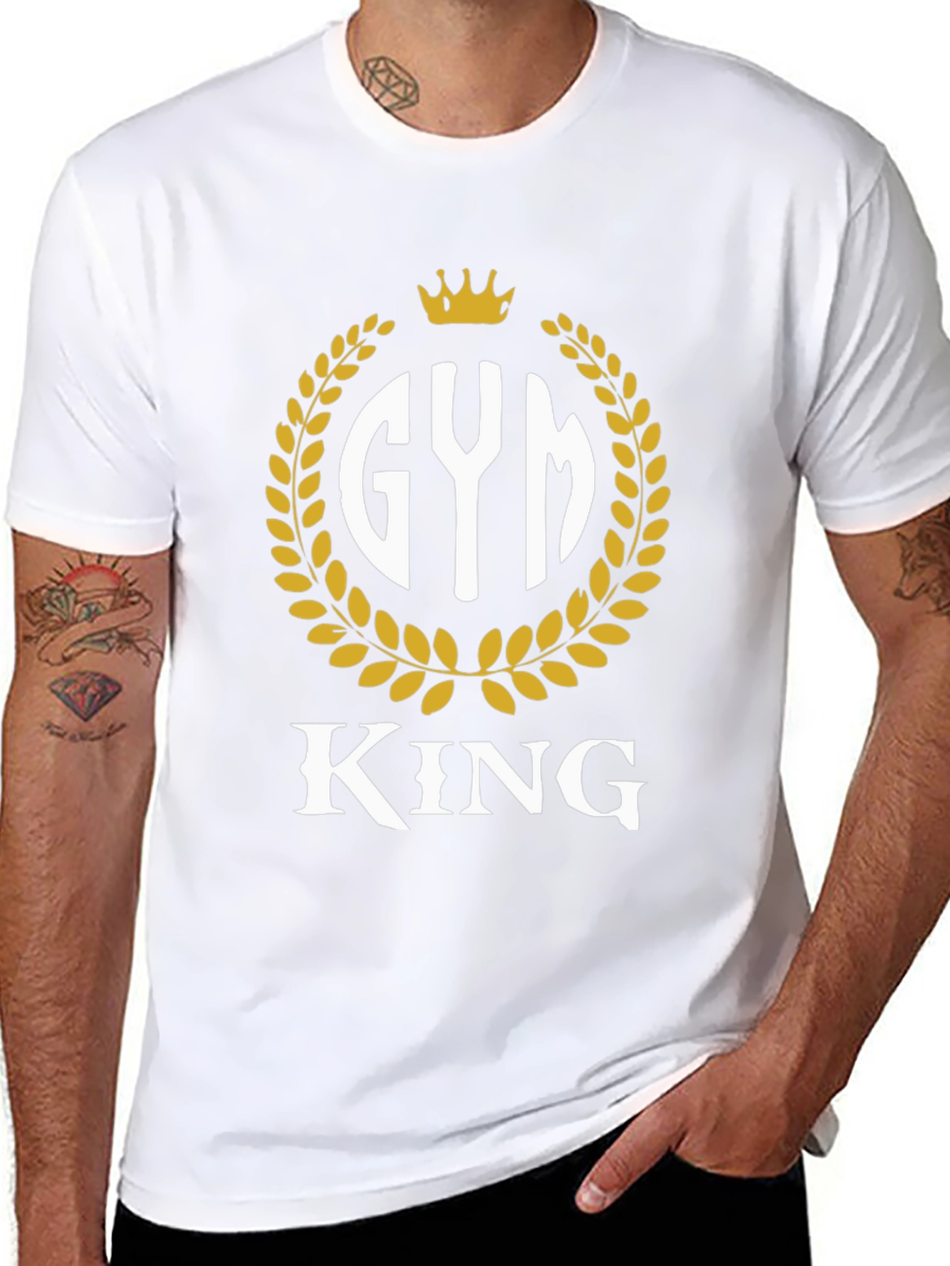Gym King T-Shirt - Black Fitness Tee