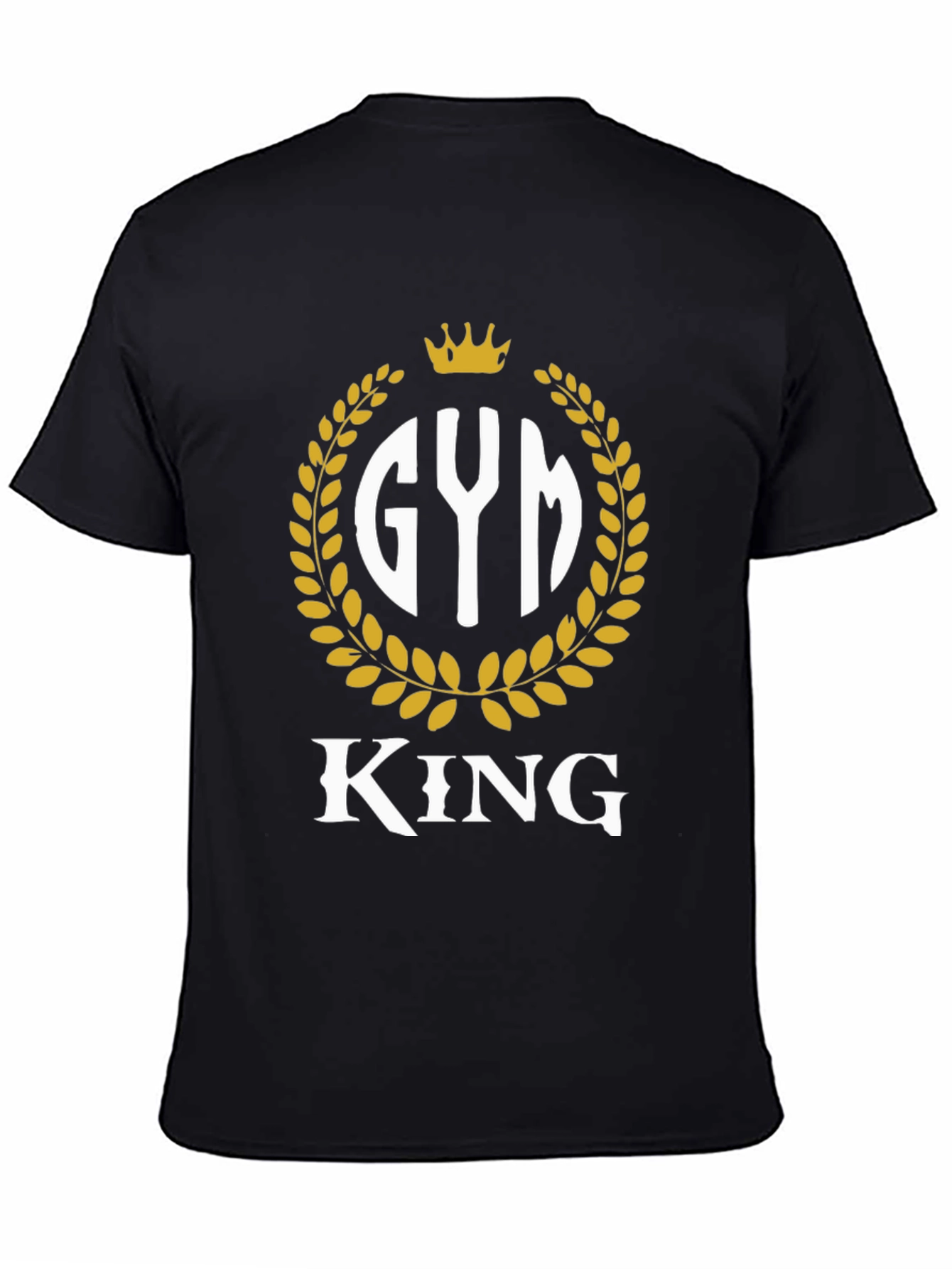 Gym King T-Shirt - Black Fitness Tee