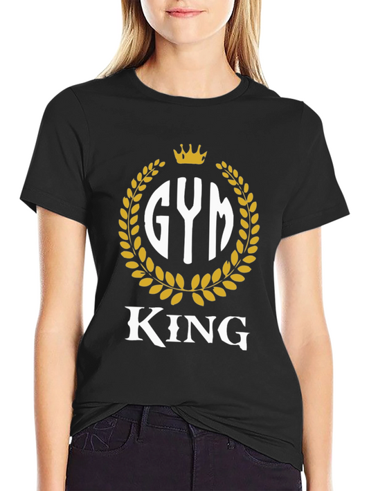 Gym King T-Shirt - Black Fitness Tee