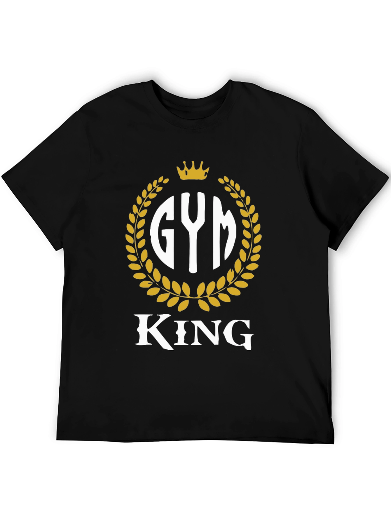 Gym King T-Shirt - Black Fitness Tee