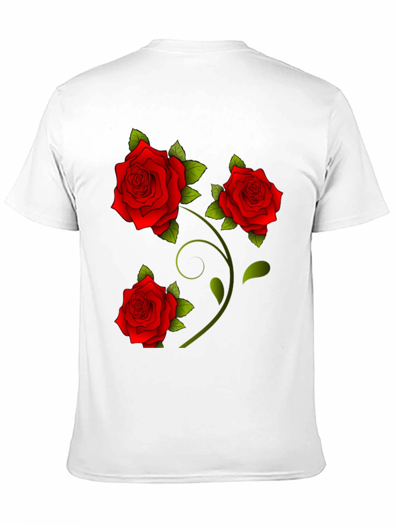 Rose Graphic Tee - Floral Print