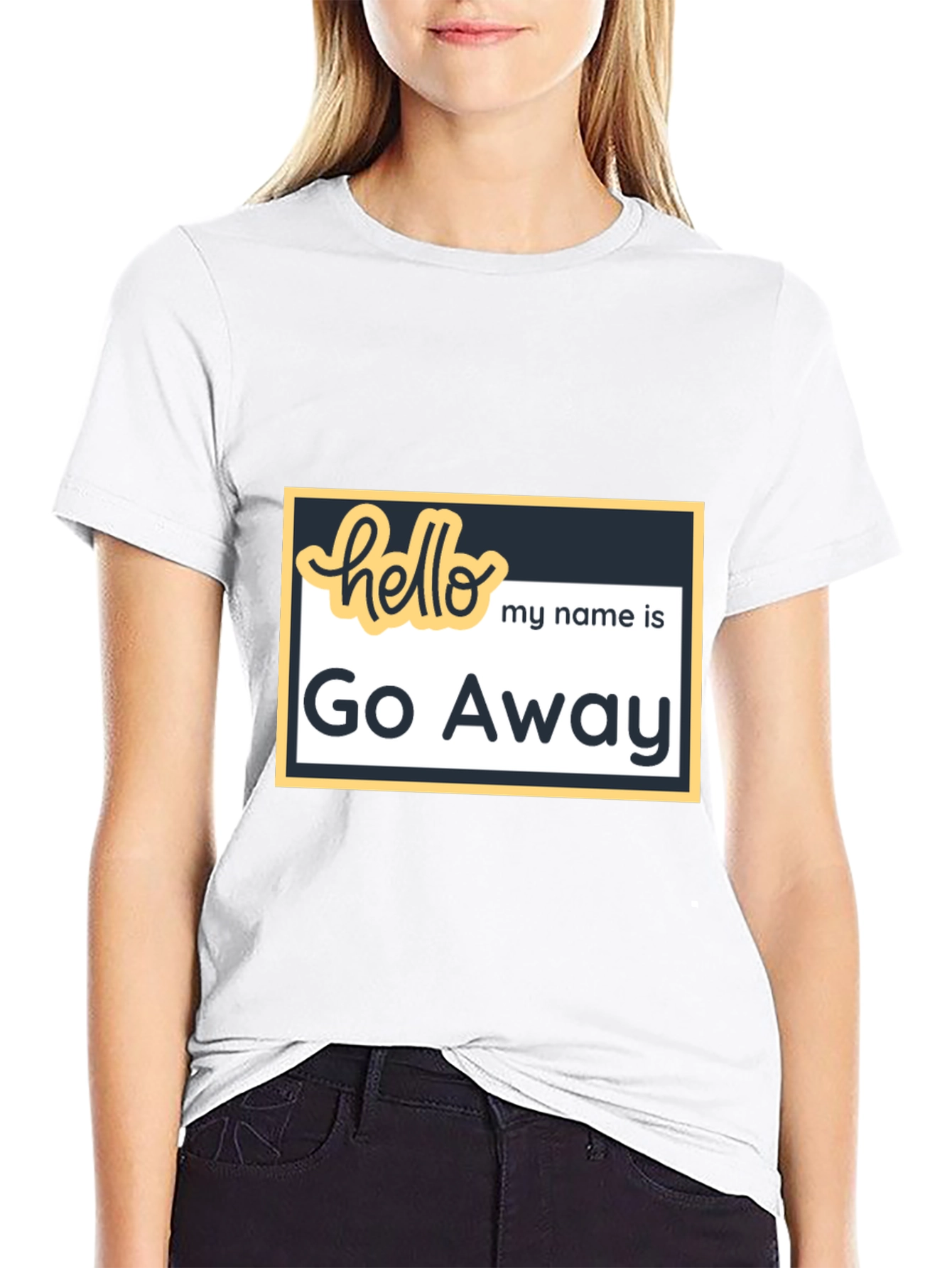 Go Away Graphic Tee - Funny Introvert T-Shirt