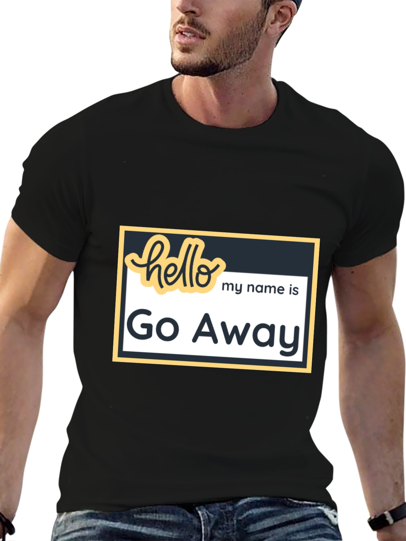 Go Away Graphic Tee - Funny Introvert T-Shirt