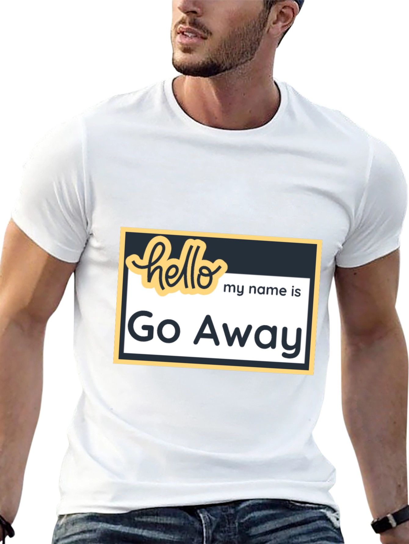 Go Away Graphic Tee - Funny Introvert T-Shirt
