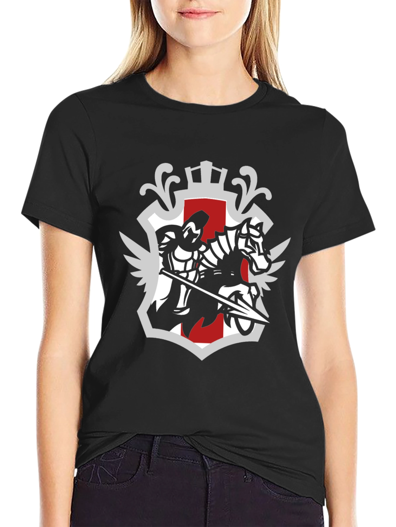 Knight on Horse T-Shirt - Graphic Tee