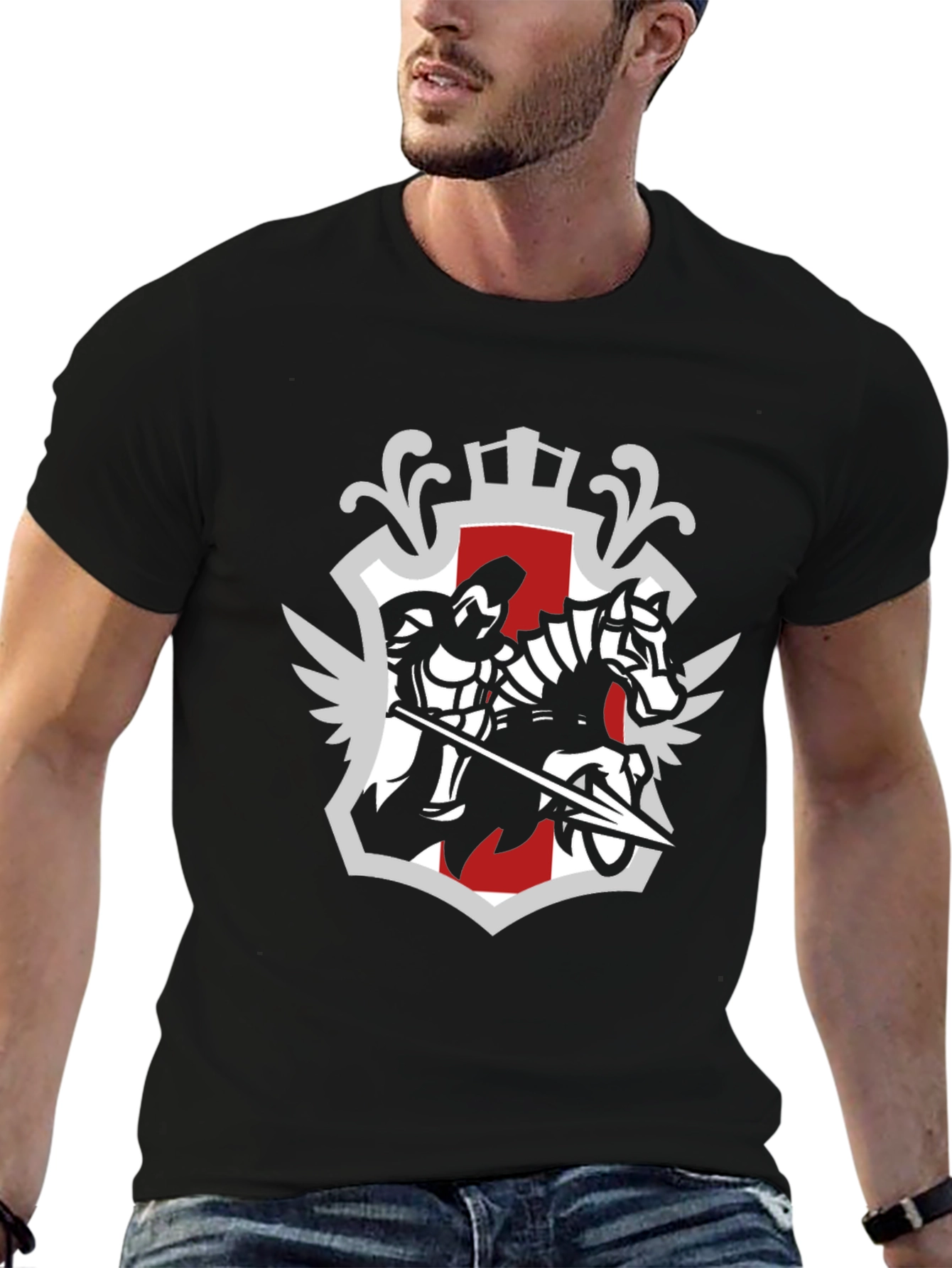 Knight on Horse T-Shirt - Graphic Tee