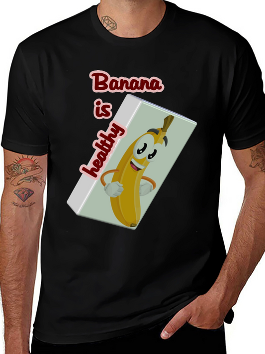 Funny Banana is Healthy Graphic T-Shirt