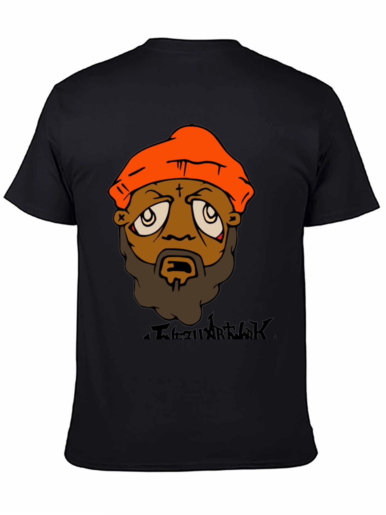 Cartoon Face Graphic Tee