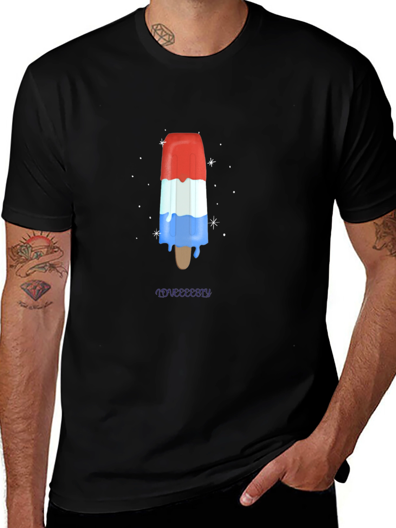 Patriotic Popsicle Graphic Tee