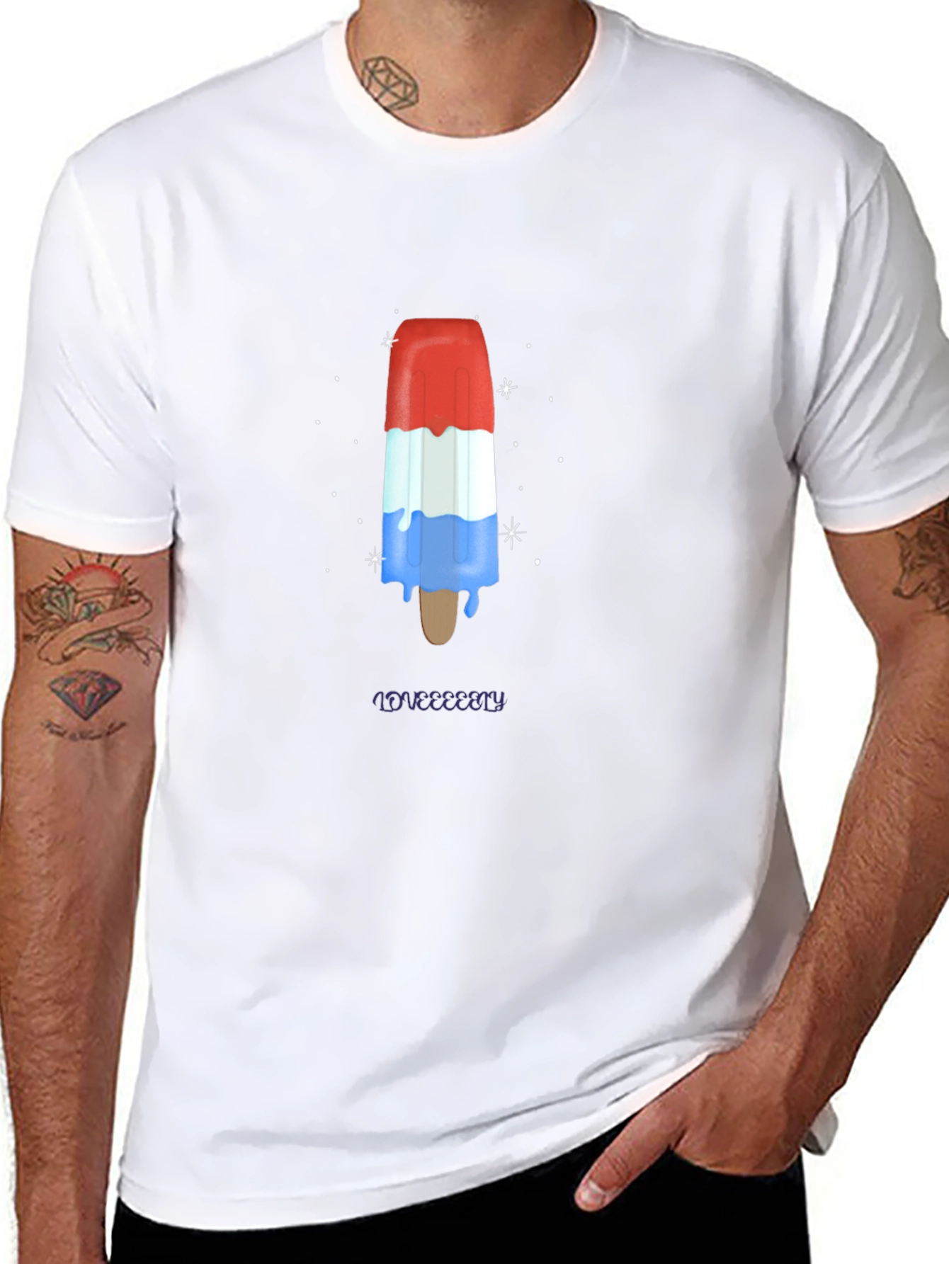 Patriotic Popsicle Graphic Tee