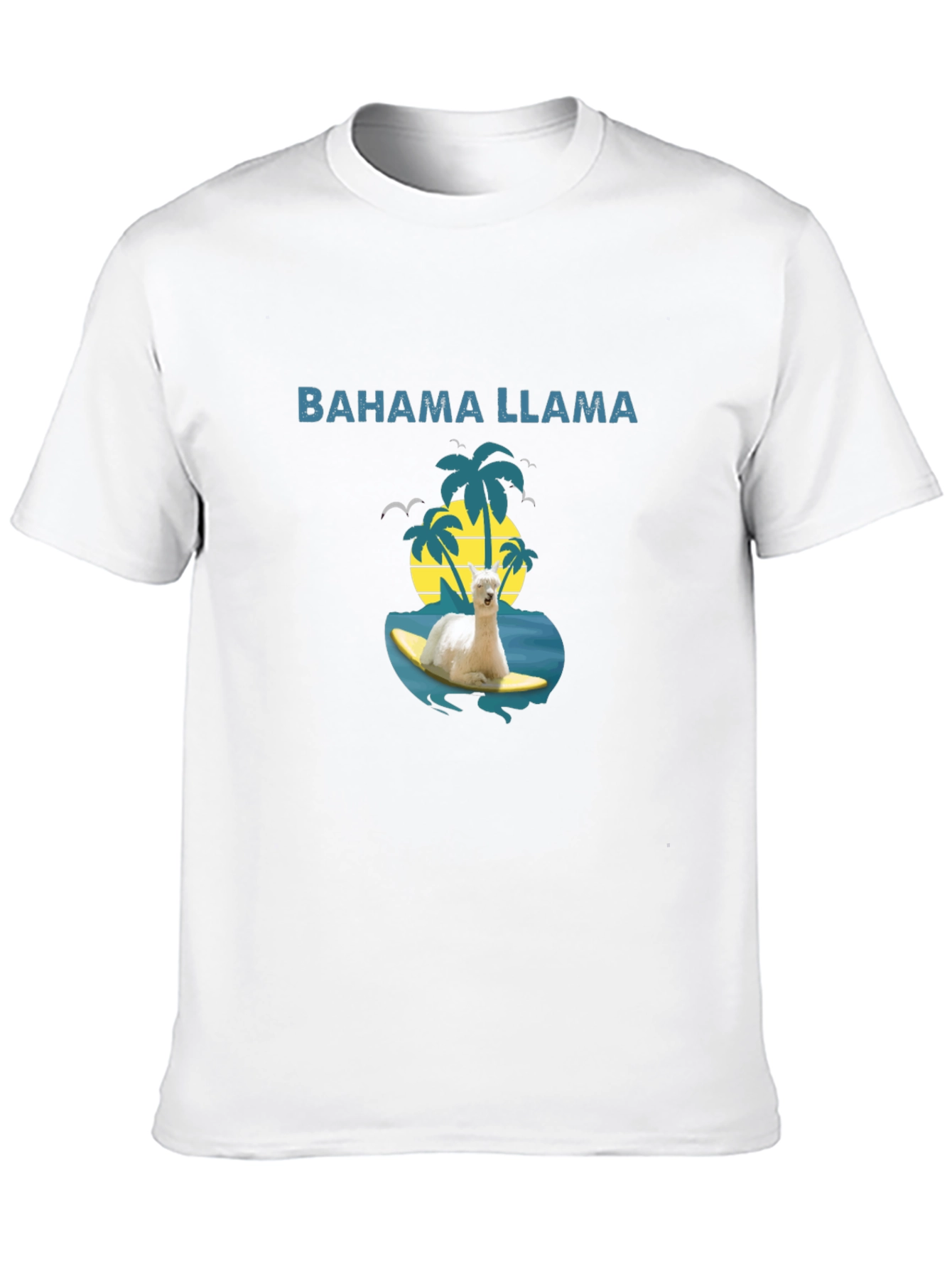 Bahama Llama T-Shirt - Surfs Up!