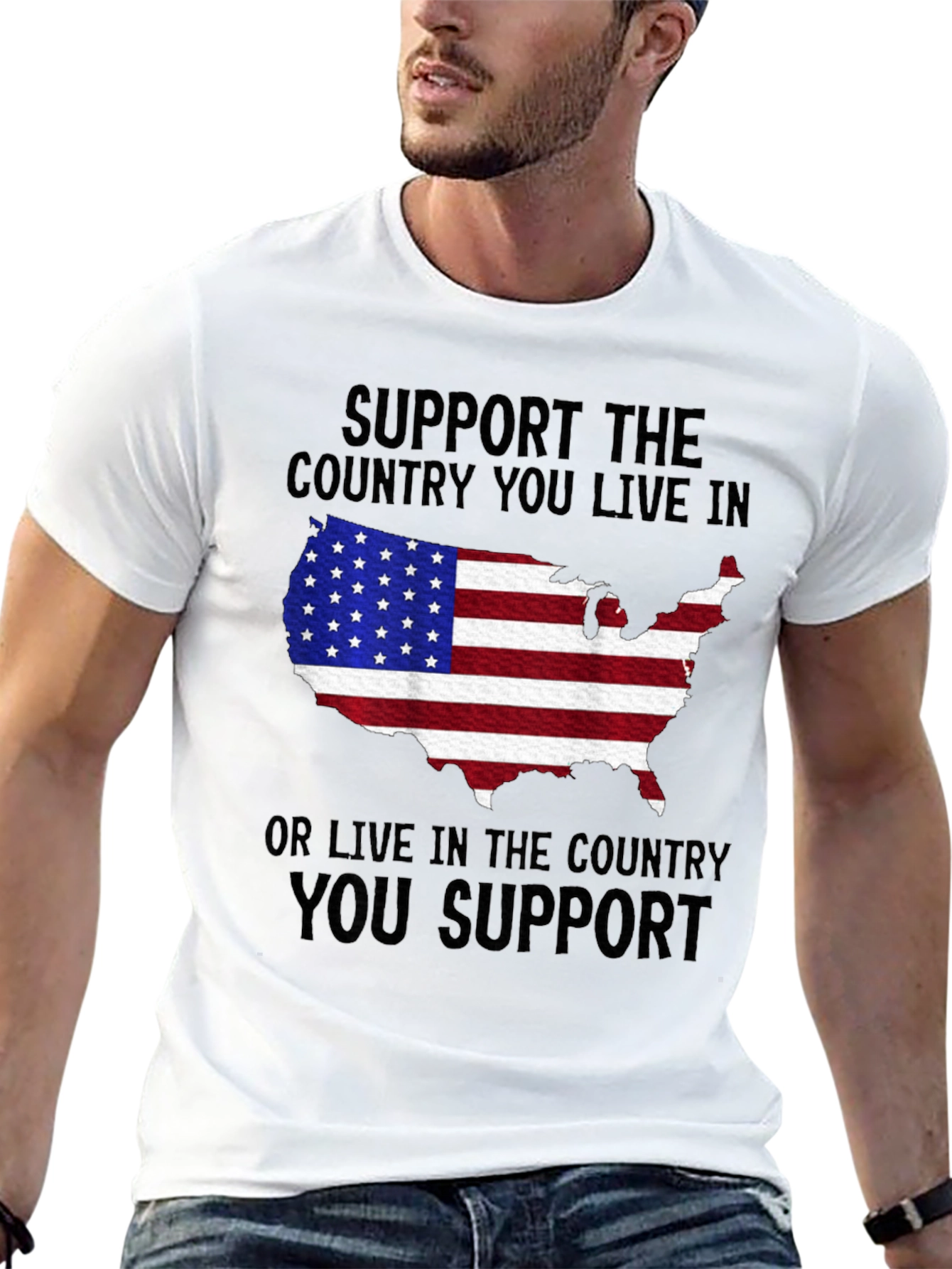 USA Support Patriotic T-Shirt