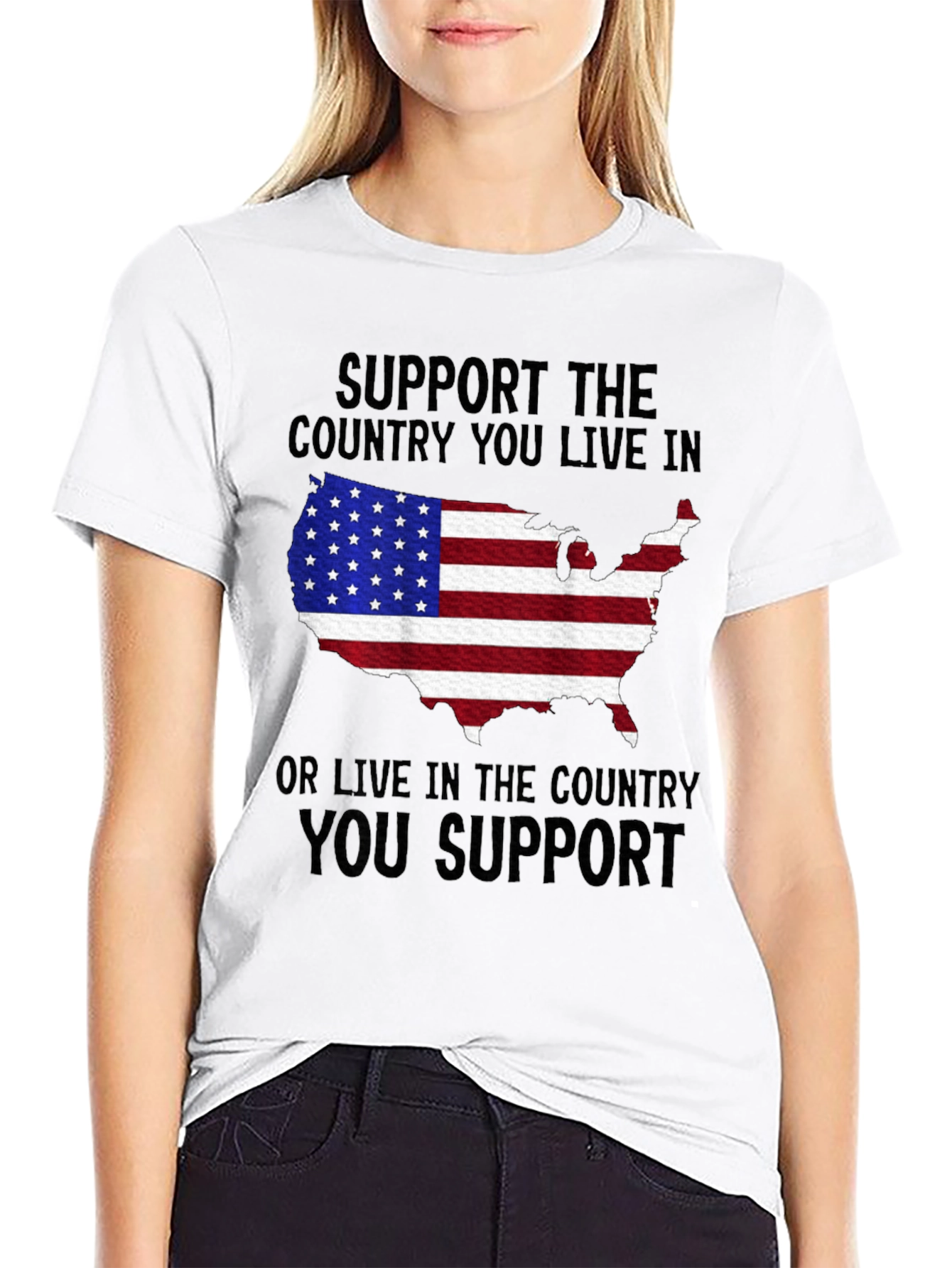 USA Support Patriotic T-Shirt