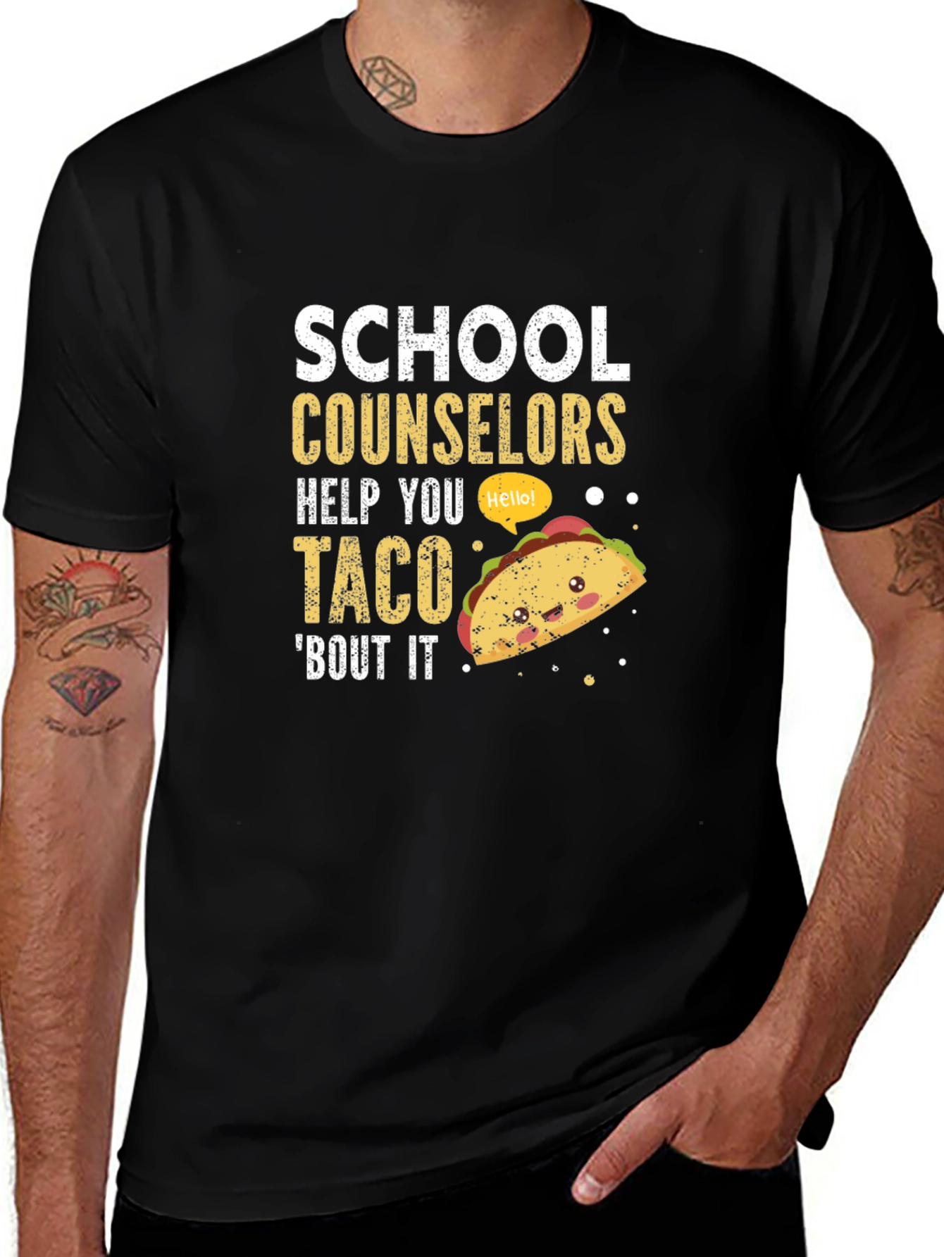 School Counselor Taco T-Shirt