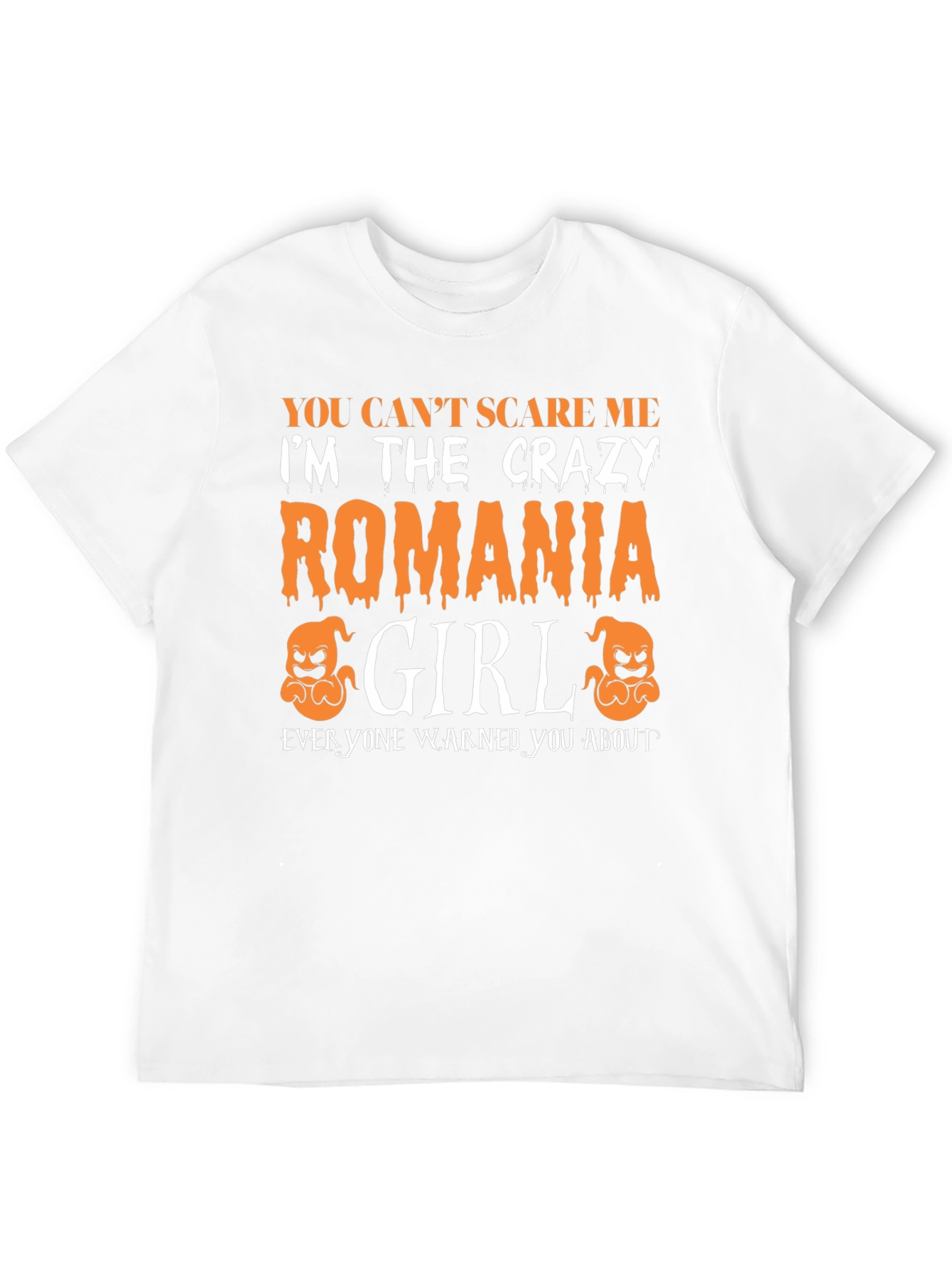Crazy Romania Girl Halloween T-Shirt