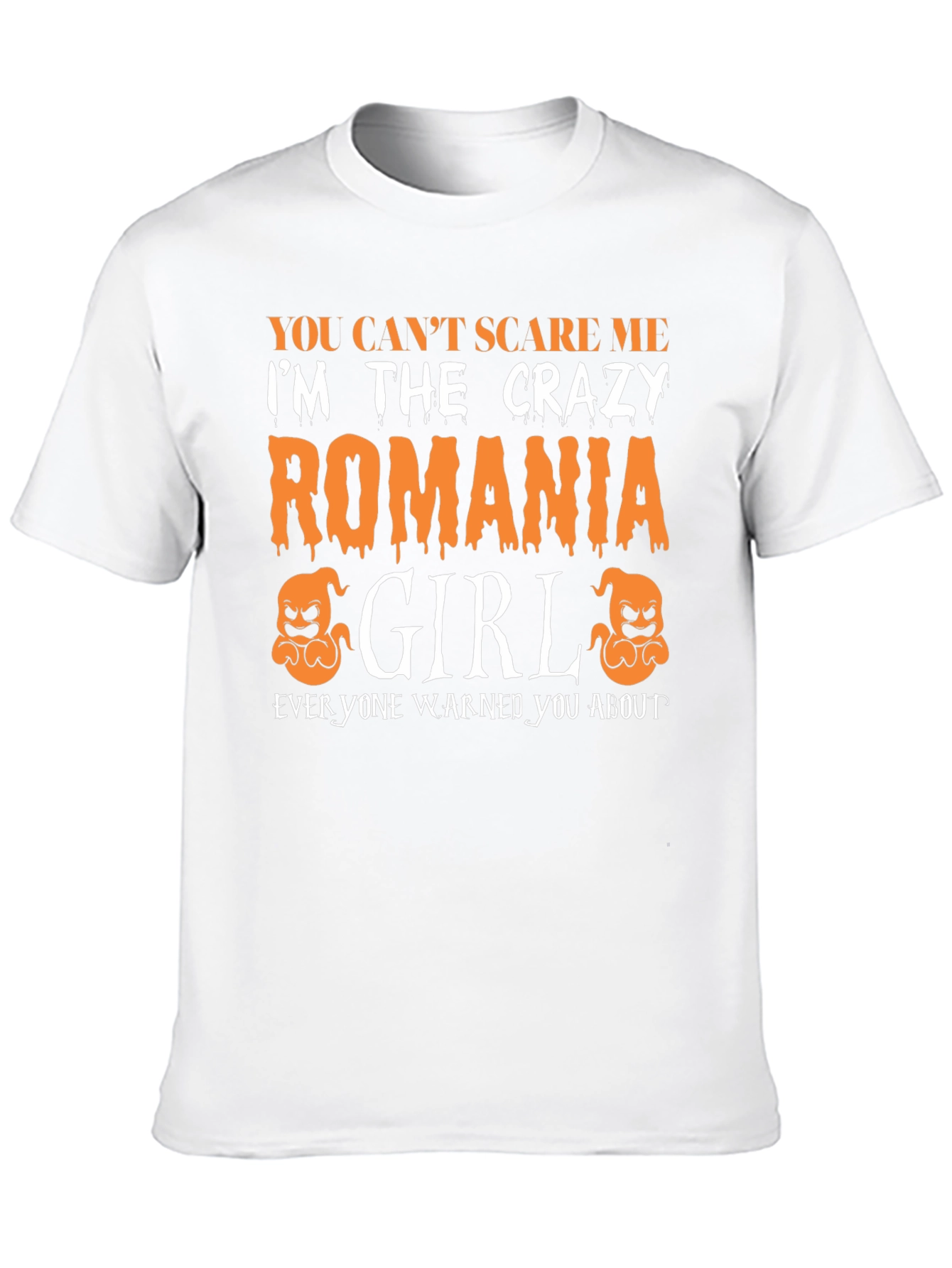 Crazy Romania Girl Halloween T-Shirt