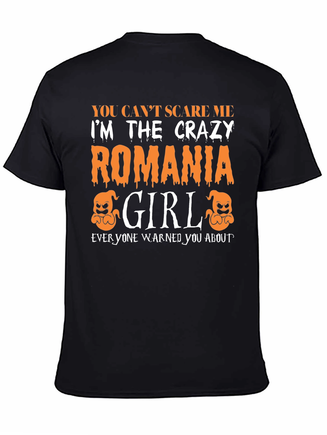 Crazy Romania Girl Halloween T-Shirt