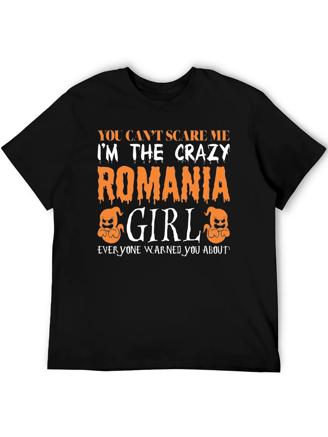 Crazy Romania Girl Halloween T-Shirt
