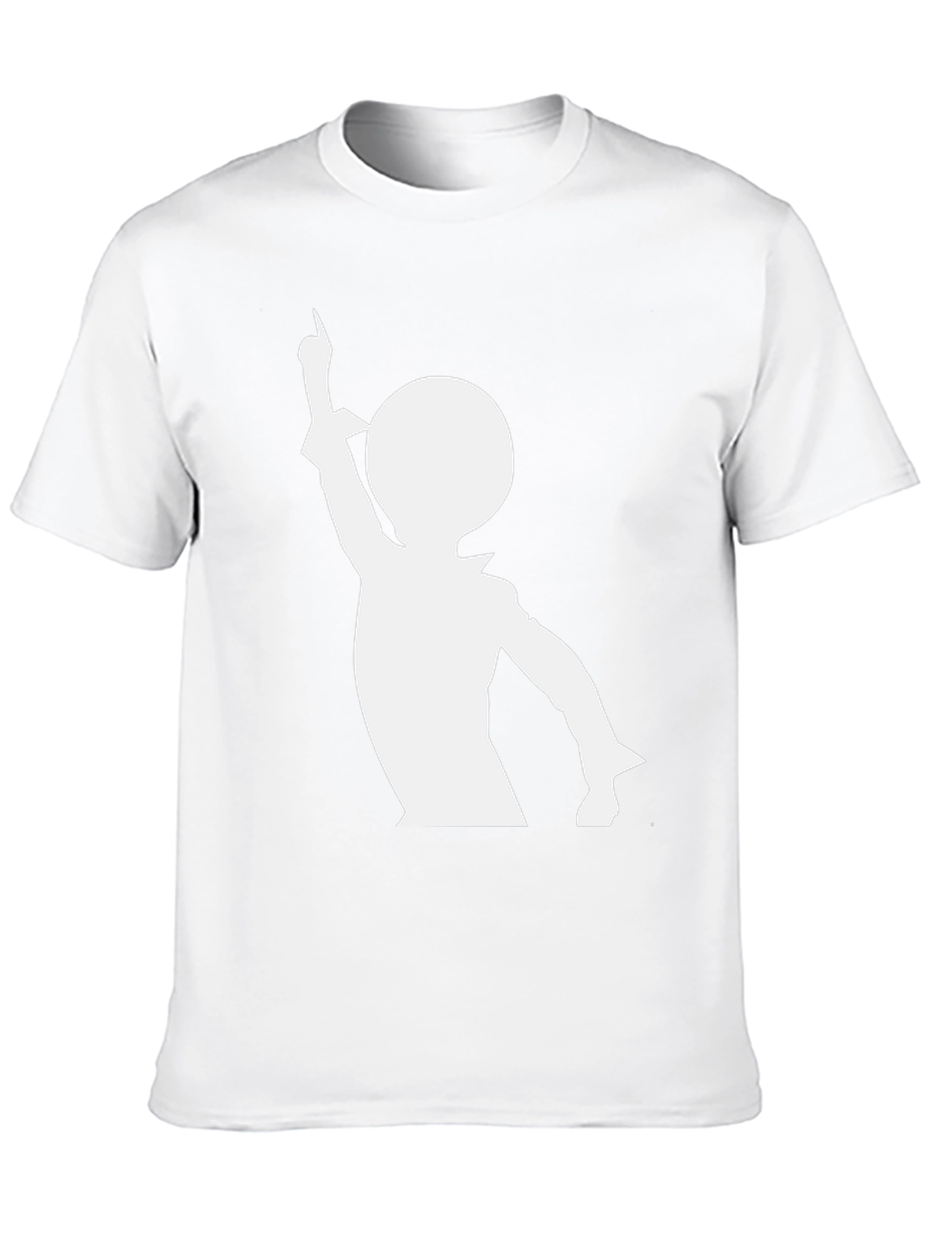 Retro Silhouette Graphic Tee - Black