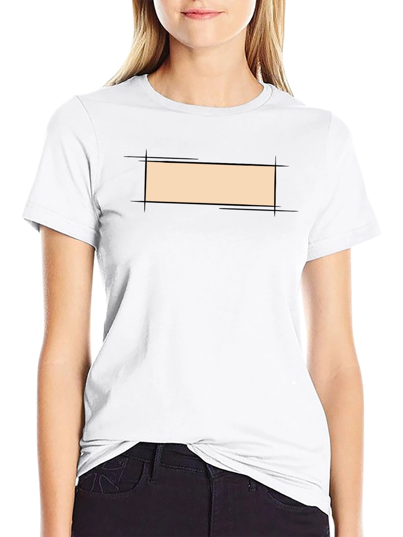 Mens Black Short Sleeve Crew Neck Tee