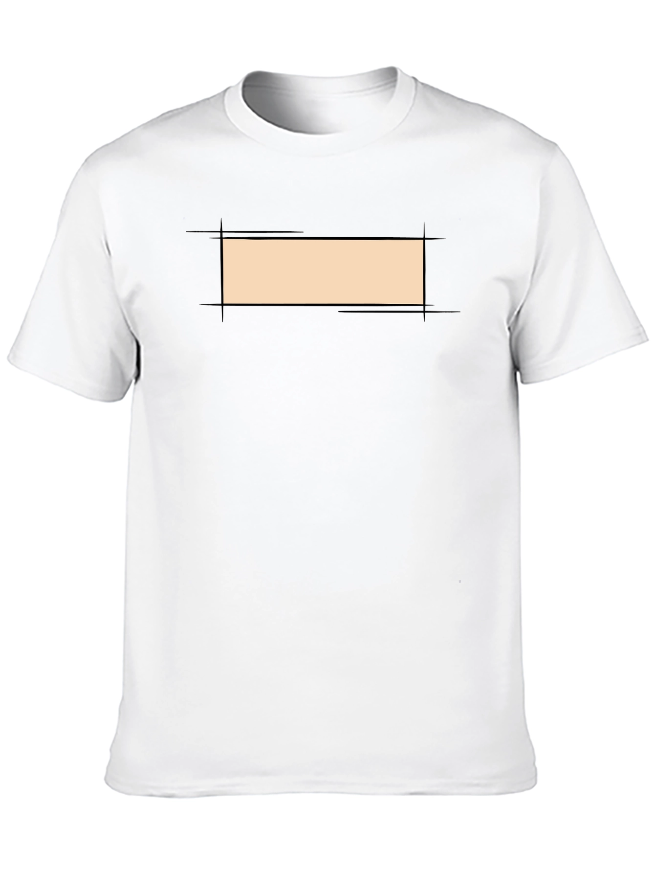 Mens Black Short Sleeve Crew Neck Tee