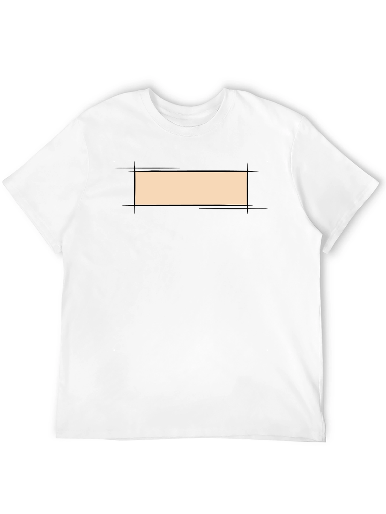 Mens Black Short Sleeve Crew Neck Tee