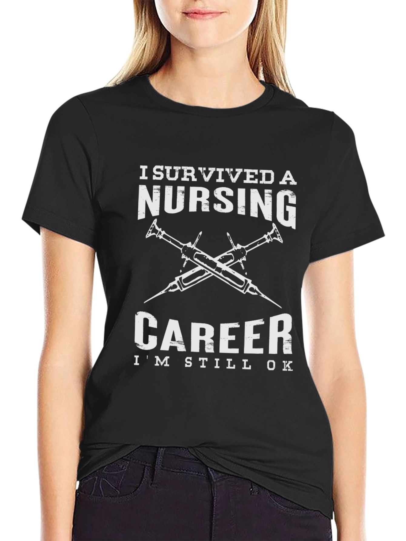 Nursing Career Survivor Graphic T-Shirt