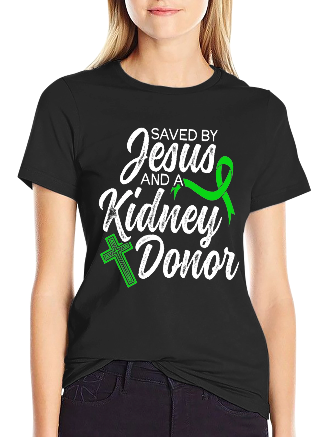 Saved by Jesus and a Kidney Donor T-Shirt