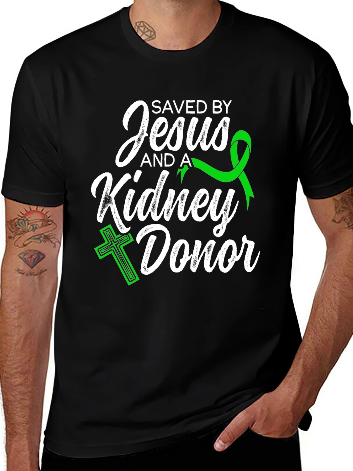 Saved by Jesus and a Kidney Donor T-Shirt