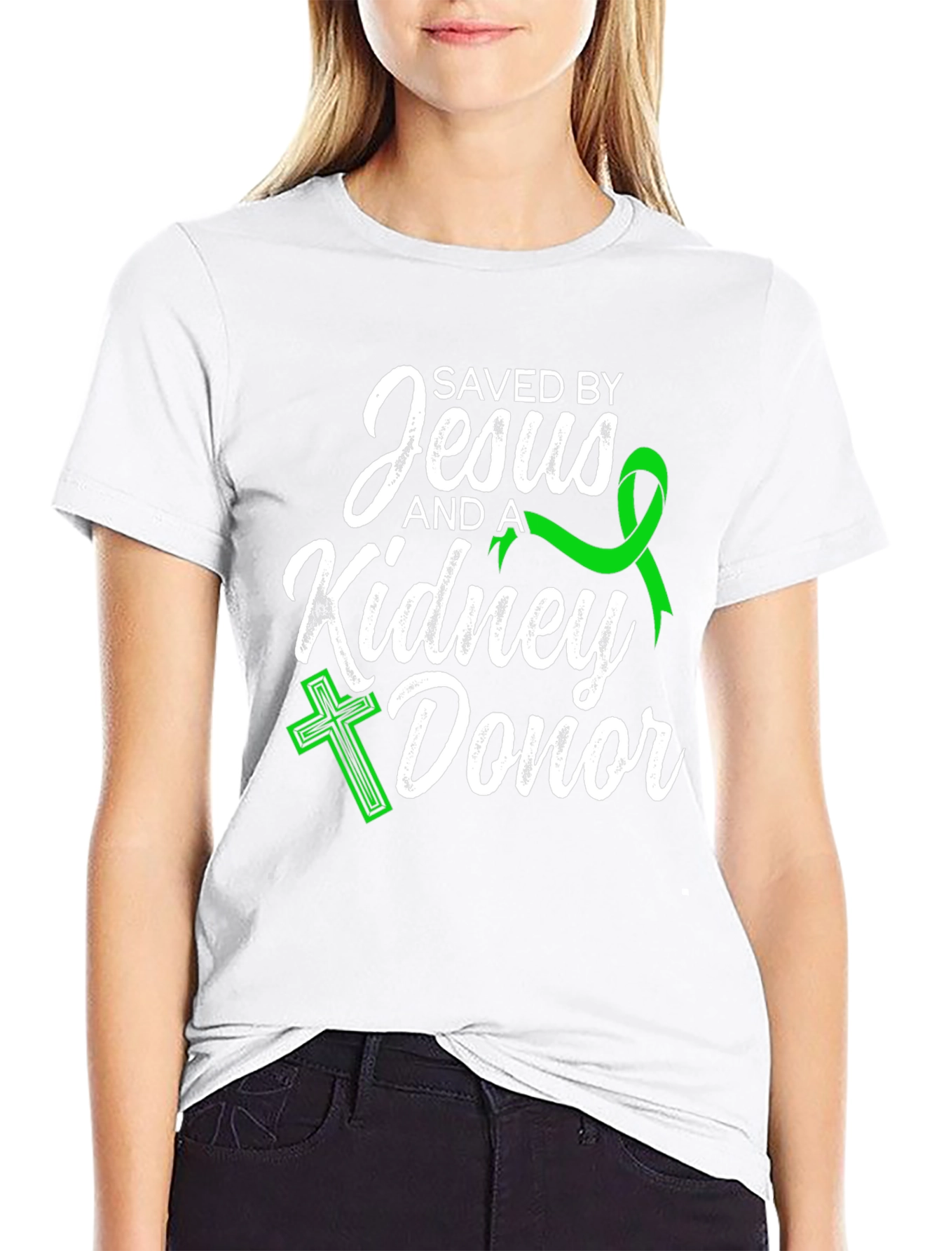 Saved by Jesus and a Kidney Donor T-Shirt