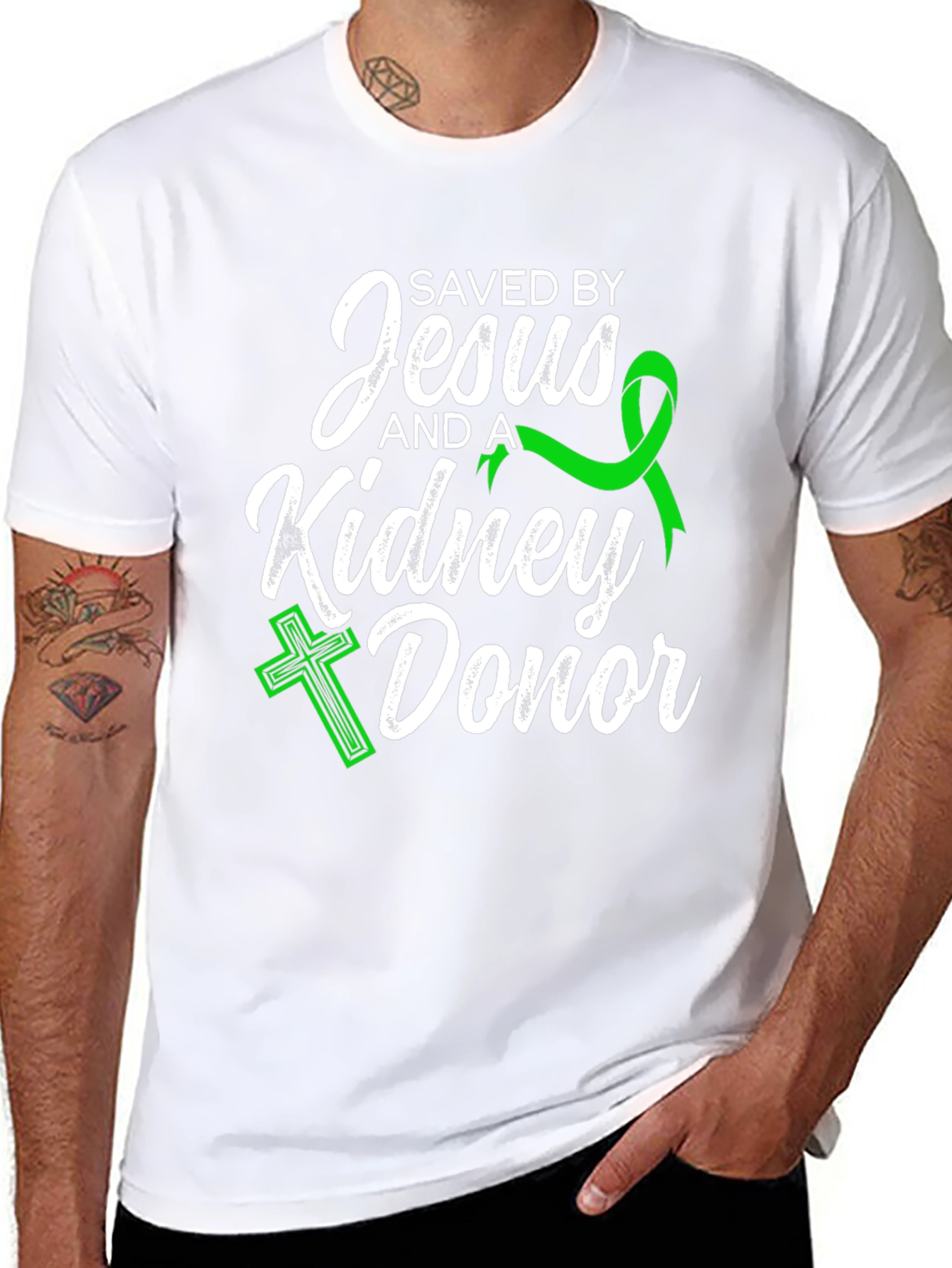Saved by Jesus and a Kidney Donor T-Shirt
