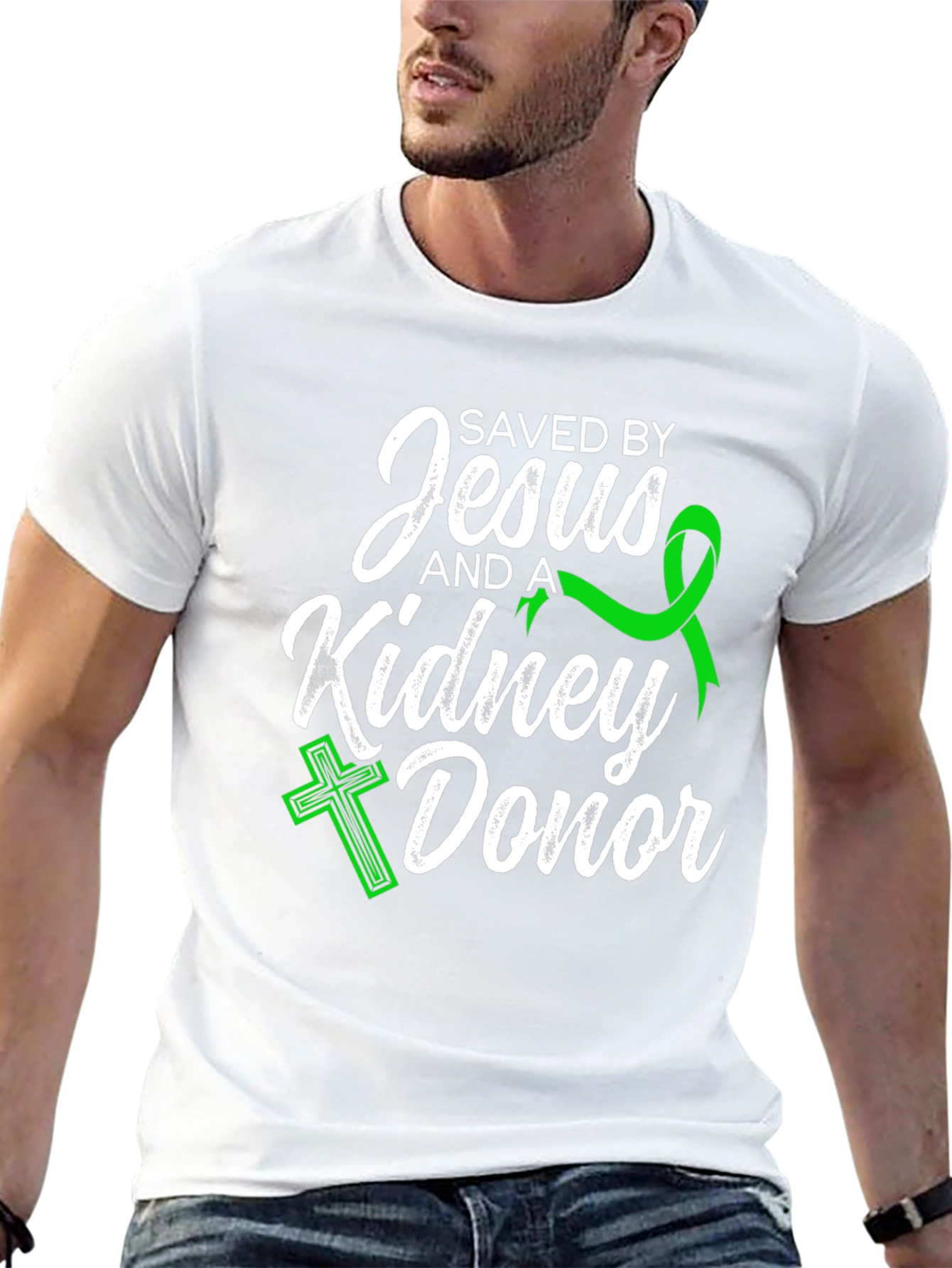 Saved by Jesus and a Kidney Donor T-Shirt