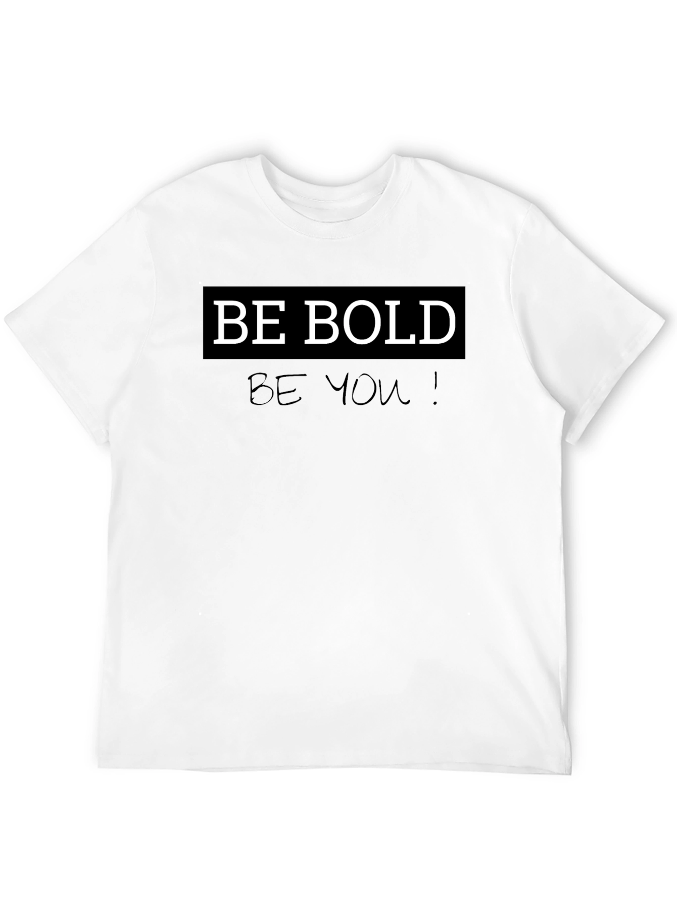Be Bold Graphic Tee - Black Short Sleeve
