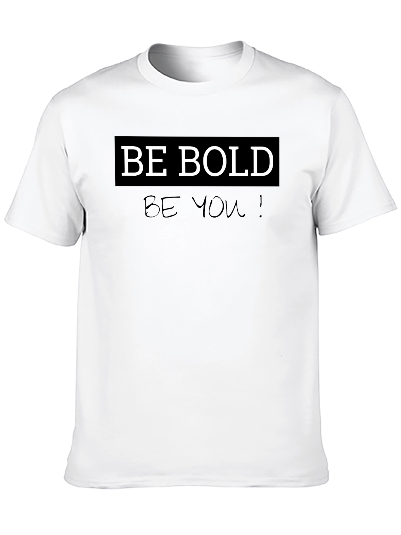 Be Bold Graphic Tee - Black Short Sleeve