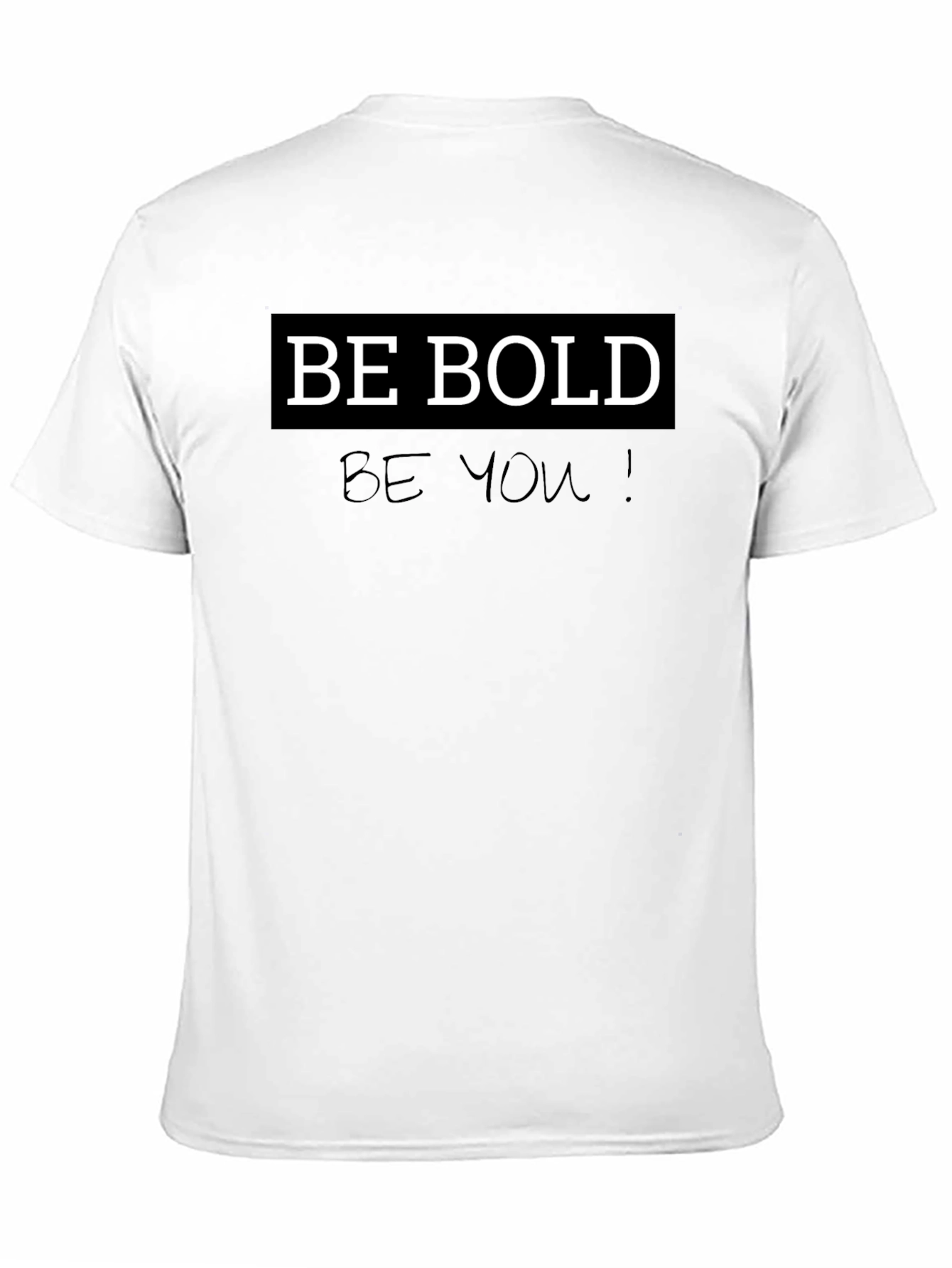 Be Bold Graphic Tee - Black Short Sleeve