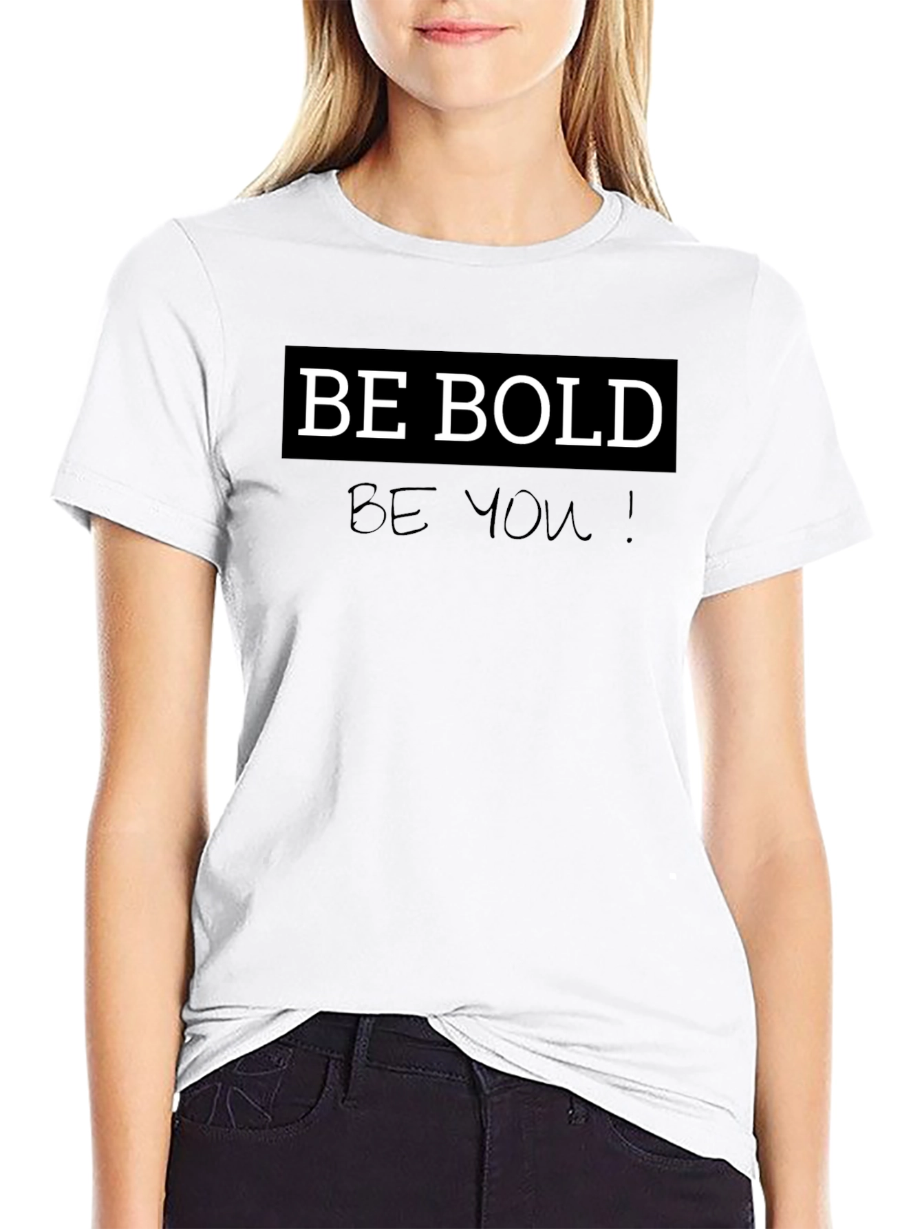 Be Bold Graphic Tee - Black Short Sleeve