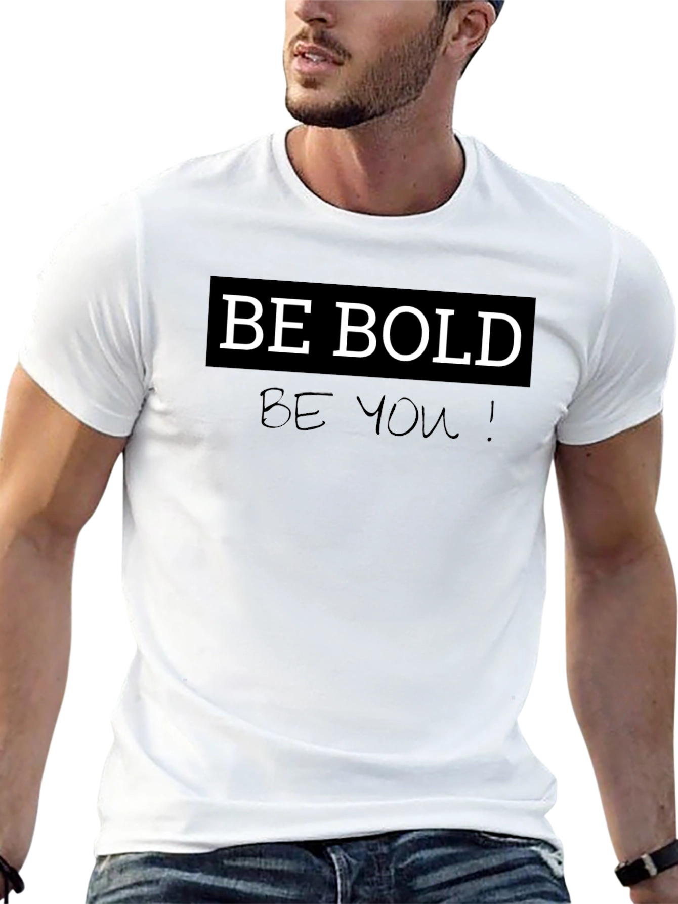 Be Bold Graphic Tee - Black Short Sleeve