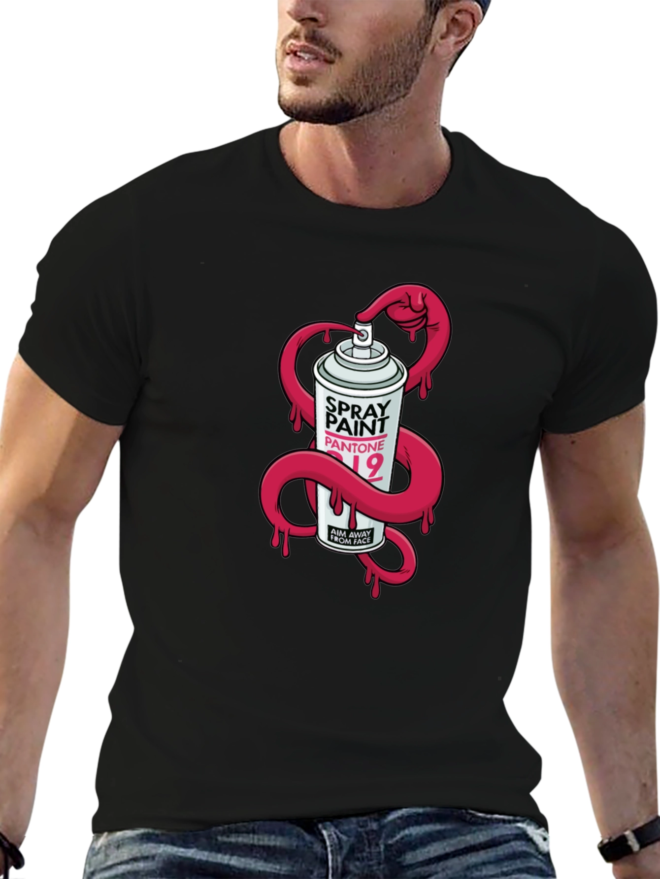 Spray Paint Can Graphic Tee